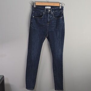 LOFT Jeans Women's Size 0 Blue High Waist Skinny